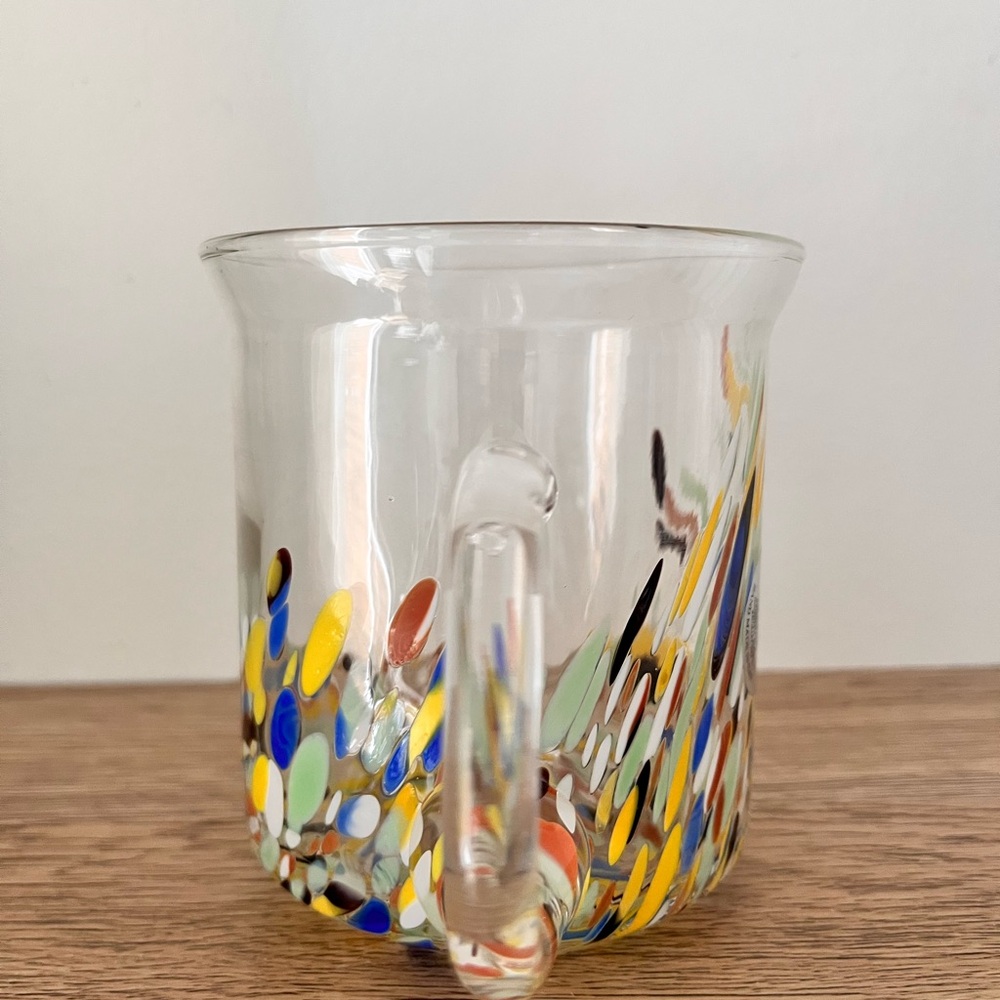 Glass Art Mug Piece Handmade in Italy - Picture 4 of 6